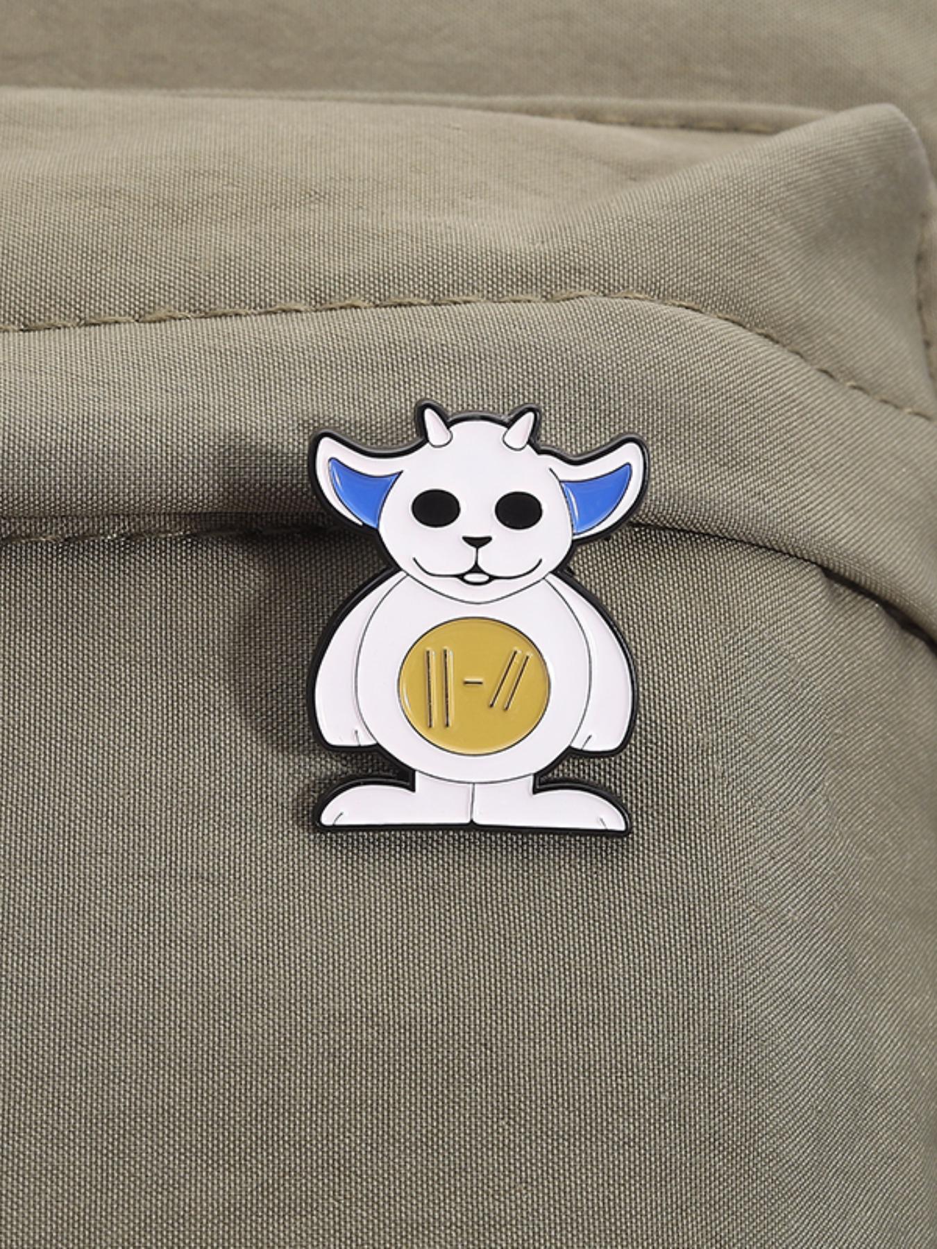 21 Pilots Ned Pin Badge, Cute Mascot Collectible for Music Fans, Concert Merchandise Gift for Enthusiasts