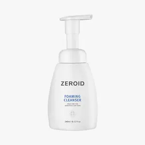 ZEROID | Foaming Cleanser | Facial Cleanser for Sensitive & Dey Skin | Mild Face Wash Care | Gentle Face Wash | Moisturizing Face Soap | Dermatologist Tested | Korean Skin Care | 8.1 fl oz (240ml) ASIN