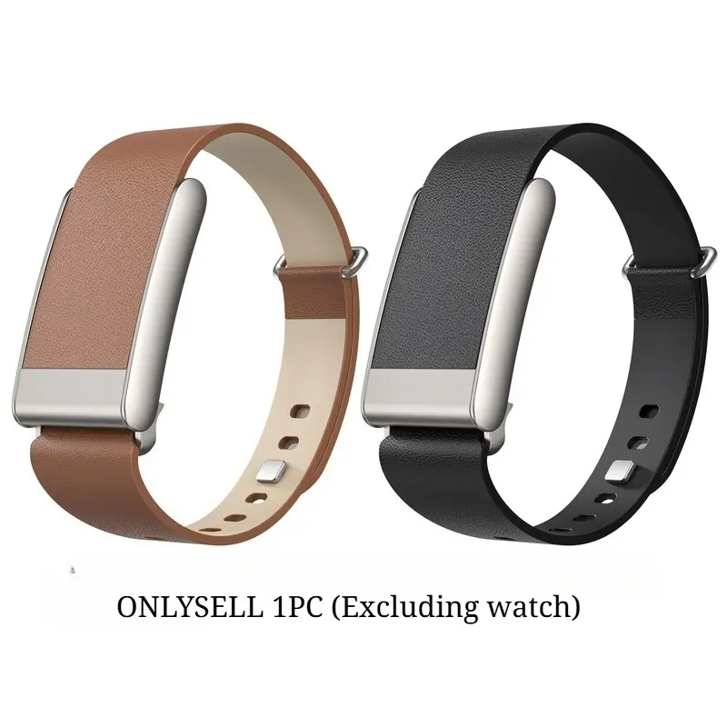 1 Pcs Casual Leather Watch Band for WHOOP 5.0 Regular Version Replacement Accessories (Excluding Watch)