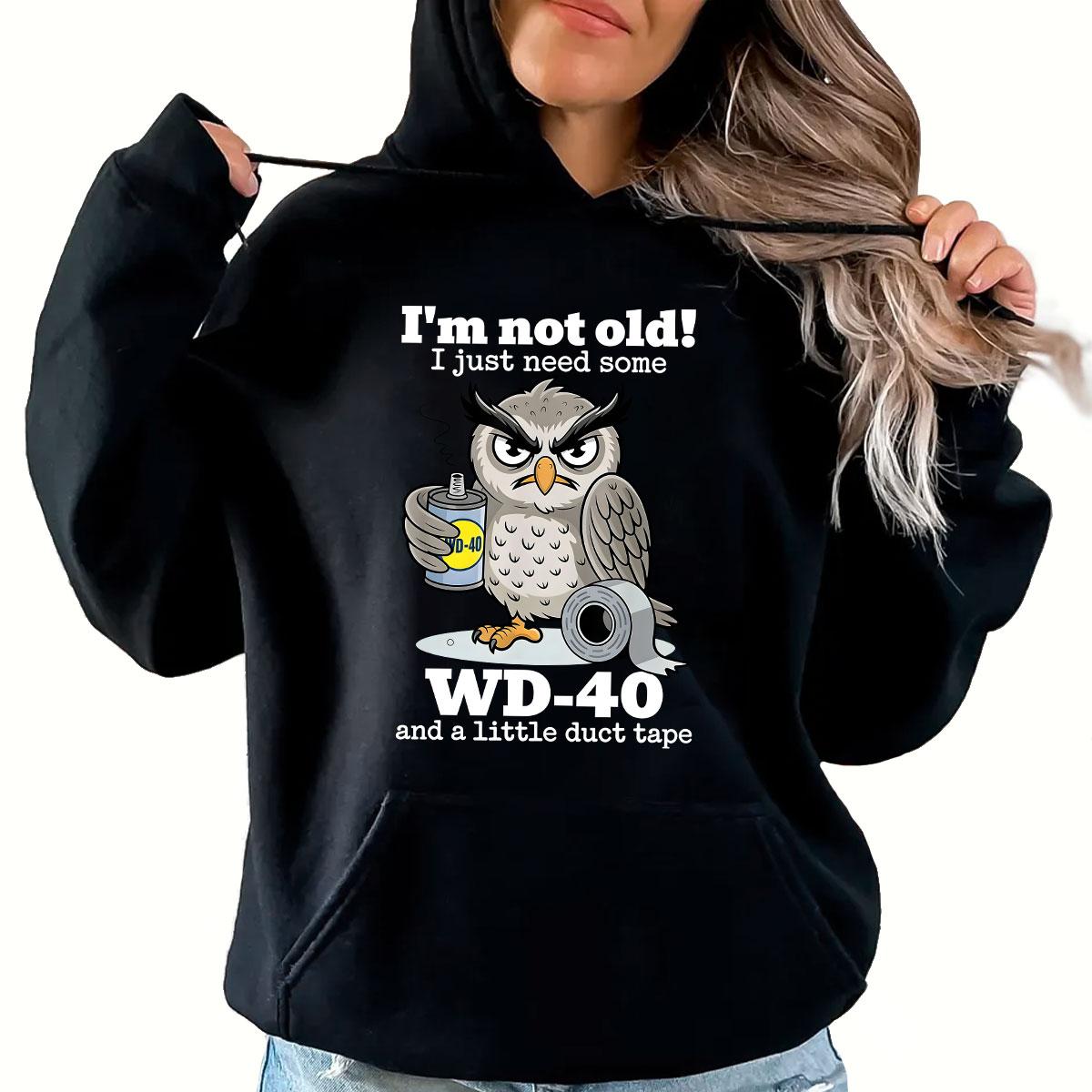 Owl I'm Not Old I Just Need Some T-Shirt Made In USA For Women For Men [ZinniaZip cotton t-shirt/sweatshirt/hoodie, soft and comfortable]