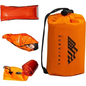 Sleeping Bag  - Thermal Blanket & Bivy Sack |  Bivy &  Blanket | Outdoor Sleeping Bag & Hiking Sleeping Bag | Sleeping Bags for Adults
