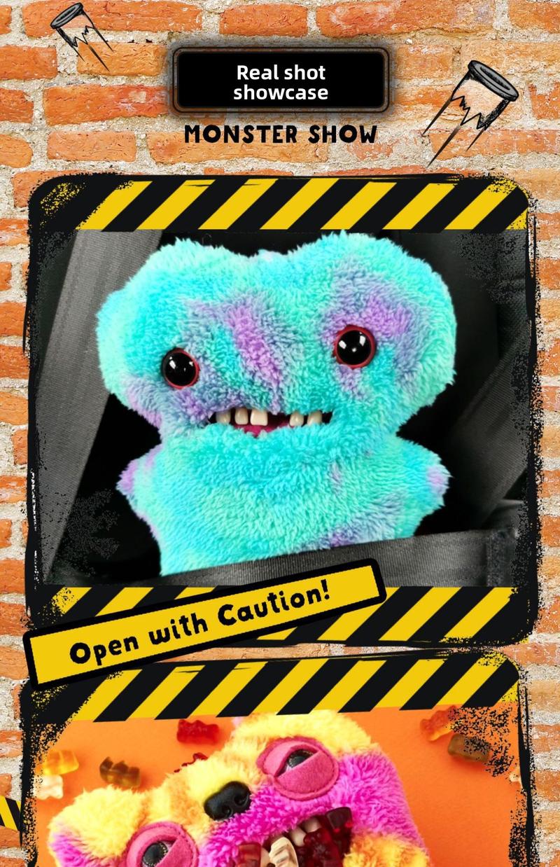 Plush Doll Cute Monster Plush Toy Series, High-Quality Stuffed Animal, Perfect Gift for Valentine's Day, Birthday, Wedding Decor, Friends & Memorable Gifts