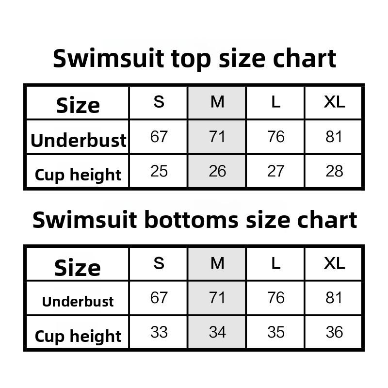 2026 New European and American Style Lace-Up Bikini Beach Dress Two-Piece Swimsuit for Women, Solid Color Vacation Spa Swimwear