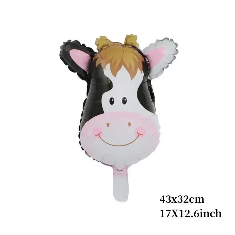 6pcs/set 16 inch Mini Animal Head Foil Balloon Forest Tiger Lion Zebra Balloon JungleWild Animal Theme Birthday Party Decoration