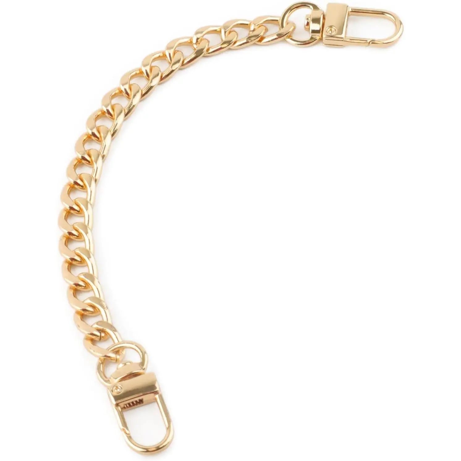 Purse Chain Strap, 7.9 Inch  Bag Chain, Metal Braided Chain Strap for DIY Handbag  Crossbody Bag()