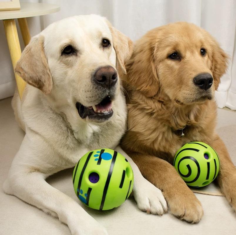 Interactive Dog Toy Rolling Sound Ball, Squeaky Giggle Ball for Dogs, Durable Chew Toy for Teeth Grinding, Boredom Relief & Self-Play for Puppies & Medium Dogs