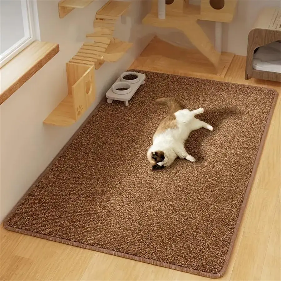2-In-1 Cat Scratching Pad & Scratcher Bed, Durable Linen, Dandruff-Free, Fits All Cats & Dogs, Nylon Material, Pet Supplies Essential