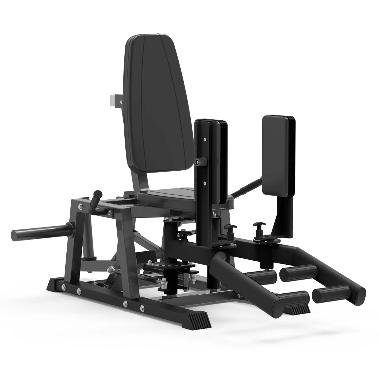 Hip Abductor Machine for Inner & Outer Thigh Workout, Abductor Adductor Machine with 6-Position Adjustable, 4-Way Backrest, for Home Gym