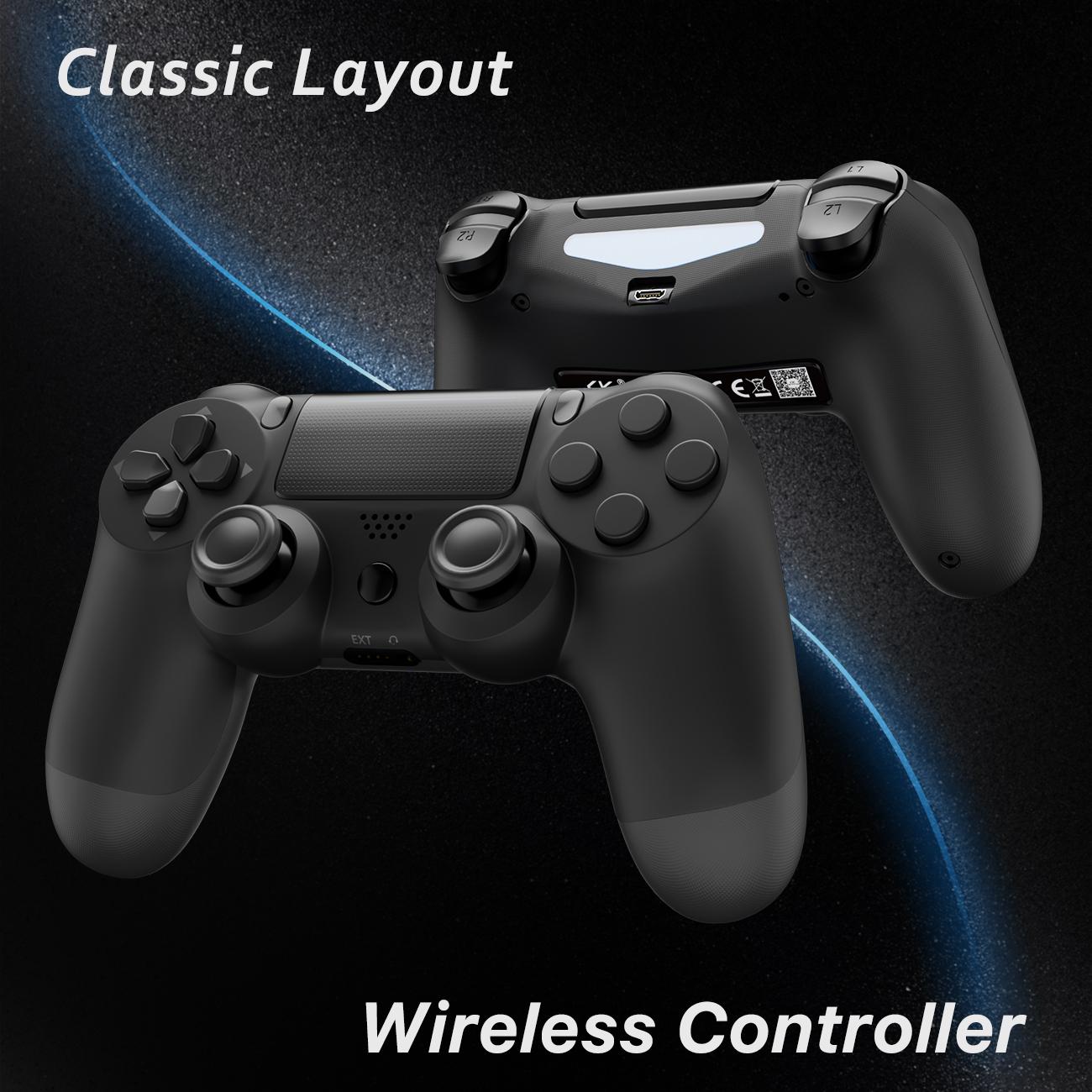 Black DigitalWireless Controller for PS4- Dual Vibration, 6 Axis Motion Control & Linear Triggers, Compatible with PS4/PS3/PC/iOS/Android -Camouflage Red Black DigitalWireless Controller for PS4- Dual Vibration, 6 Axis Motion Control & Linear Triggers, Compatible with PS4/PS3/PC/iOS/Android -Camouflage Red
