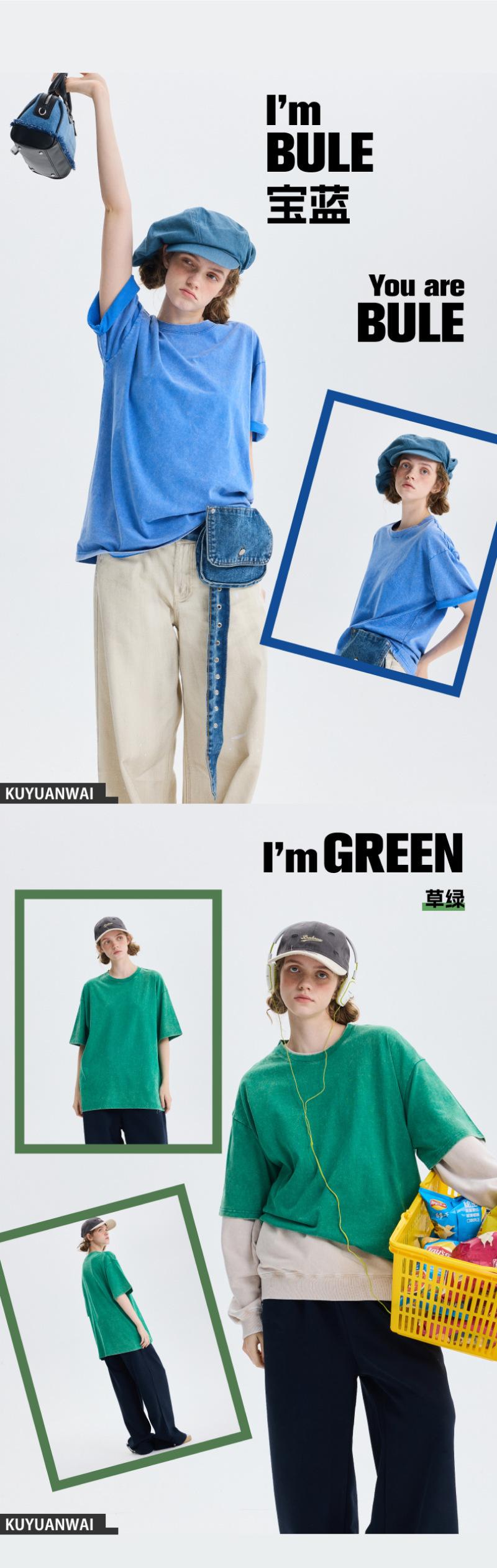 Oversized T-shirts for Men Gym Vintage Heavyweight T-shirts Cotton Workout Acid Wash Baggy Tees Half Short Sleeve Summer Top Casual Loose Fit Solid Streetwear Comfortable Tees