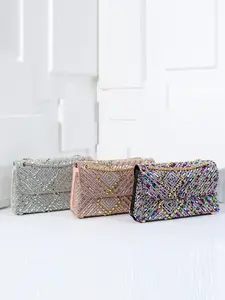 Elegant Evening Bag with Rhinestones, Versatile Commuter Clutch, Stylish Party Handbag for Women, Perfect for Events & Parties