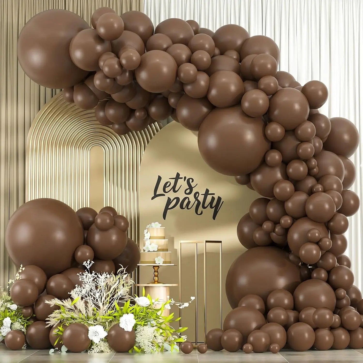 114 count Green Balloons Kit - 18/12/10/5 Inch Latex Balloon