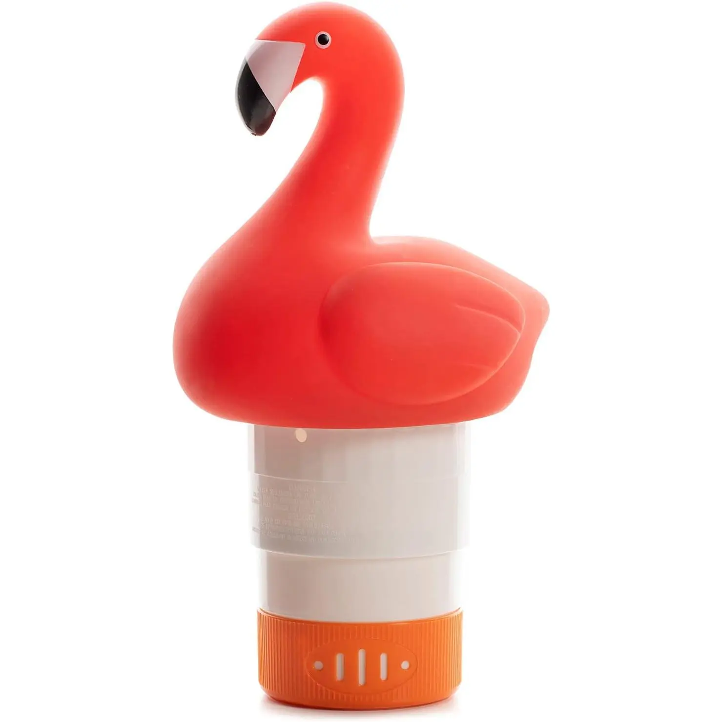 Floating Pool Chlorine Dispenser - Fits 1 & 3 Inch Tablets for Large and Small Pools, Hot Tub, Spa, Durable Flamingo Design Chemical Feeder