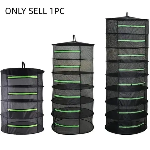 Plant Drying Rack, Durable Polyester Plant Drying Net, Herb Drying Rack, Space-saving Design for Indoor & Outdoor Use