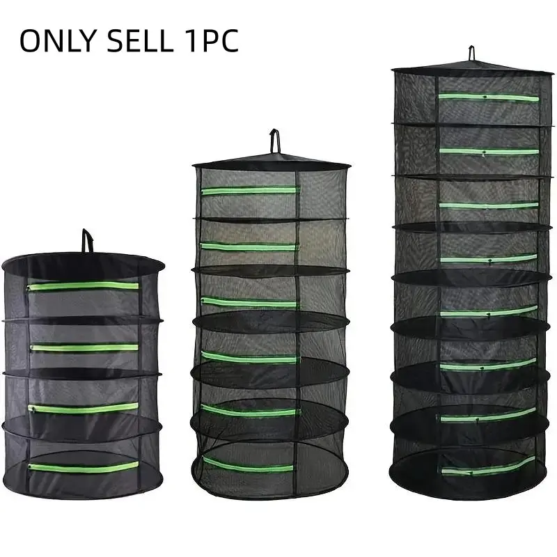 Plant Drying Rack, Durable Polyester Plant Drying Net, Herb Drying Rack, Space-saving Design for Indoor & Outdoor Use