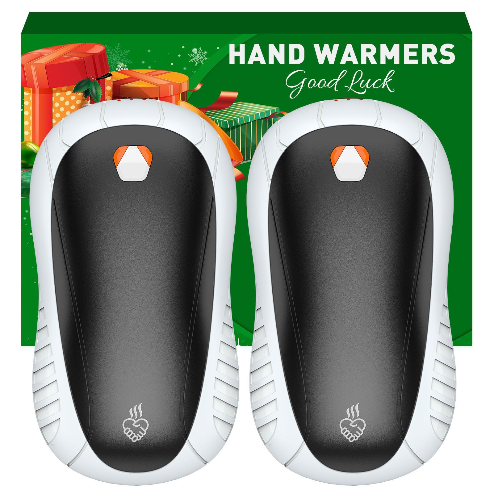 Portable Hand Warmer, 2 Counts/set Rechargeable Hand Warmer, 3 Temperature Control Pocket Size Electric Hand Warmer for Outdoor, Golf, Hunting