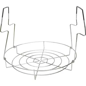 Stainless Steel Canning Rack, Contoured Comfort Grip Handles Rack, non-rusting rack - Canning becomes easy, fun and safe