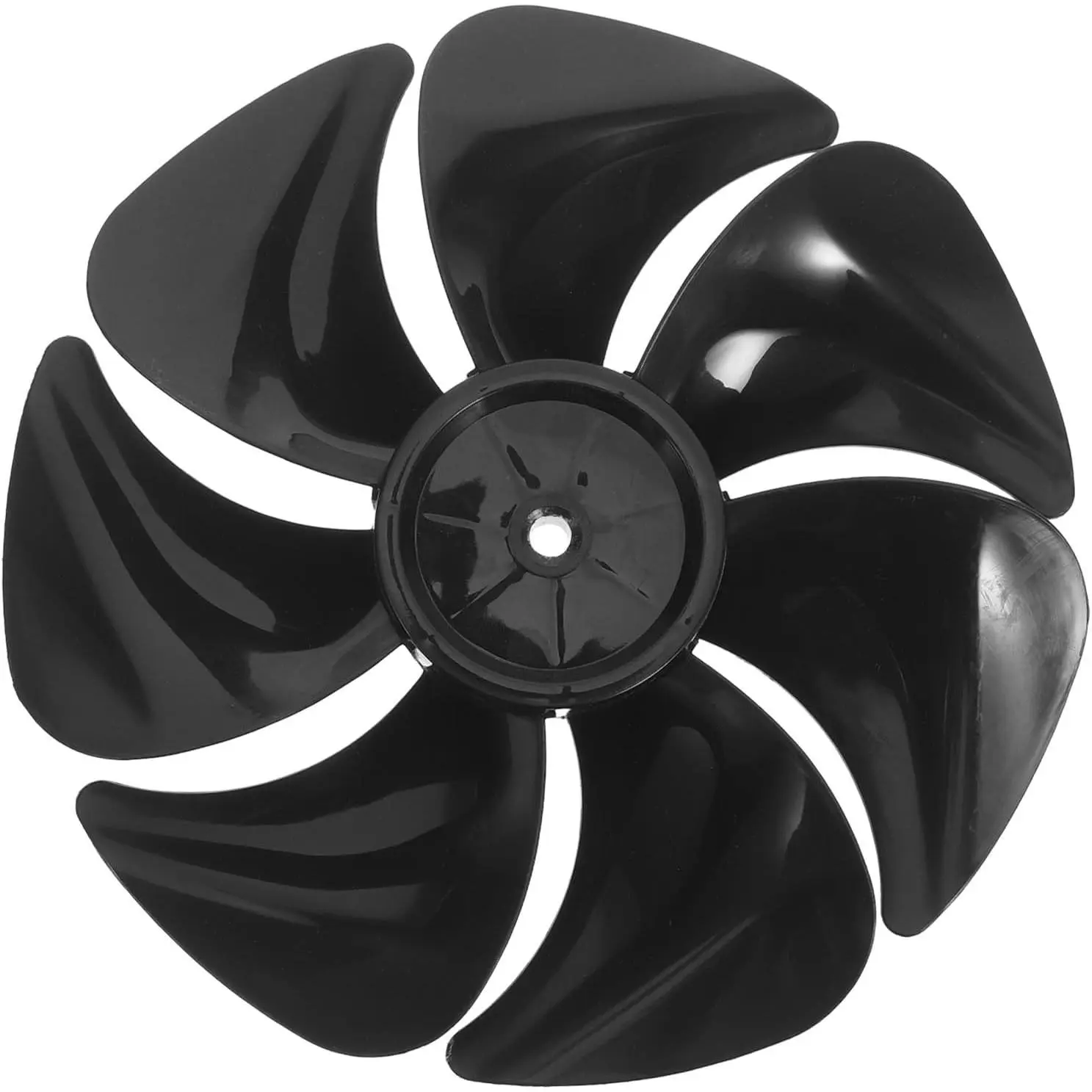 Replacement Air Circulation Fan Blades: 8.3inch 6 Leaves Replacement for Table/Pedestal/Ceiling Fans Broken Replacing - 8mm Hole Black
