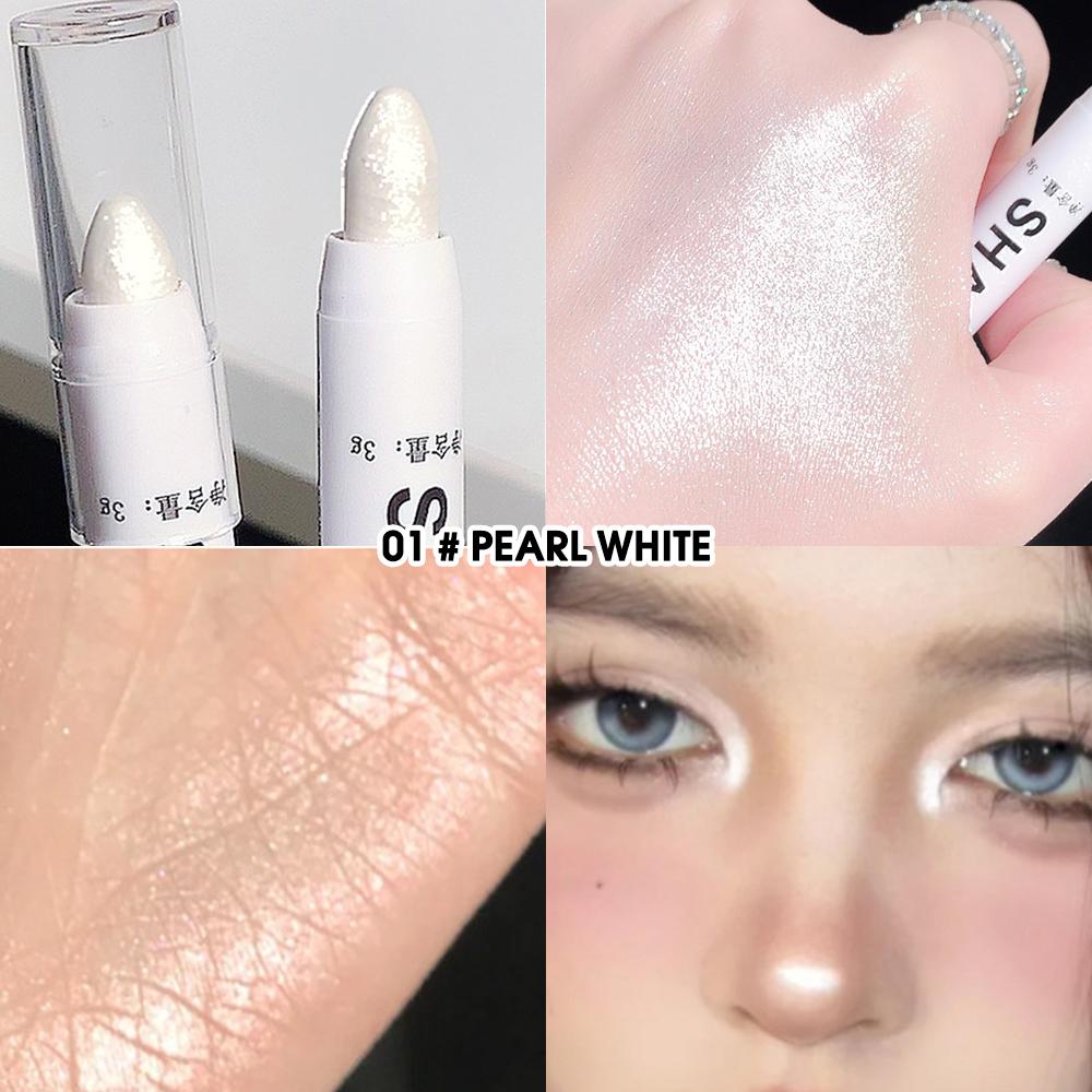 Long Lasting Shimmering Highlighter Pen, Glitter Eye Brightener Stick, Natural Eye Shadow Highlighting Pen, Eyeliner for Makeup, High-gloss Eyeshadow Pen, Glow Seeker Highlighter Pen