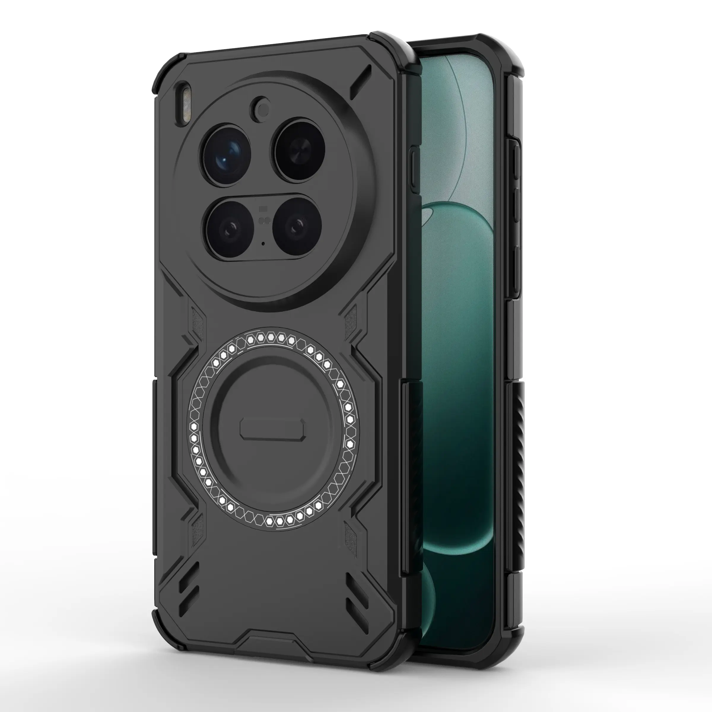 Case for Vivo X300 Pro, Shockproof Wireless Charging, Dual Layer Anti-Shock, Ventilated Cooling, Durable Scratch-Resistant for Vivo X300 Pro Phone Case