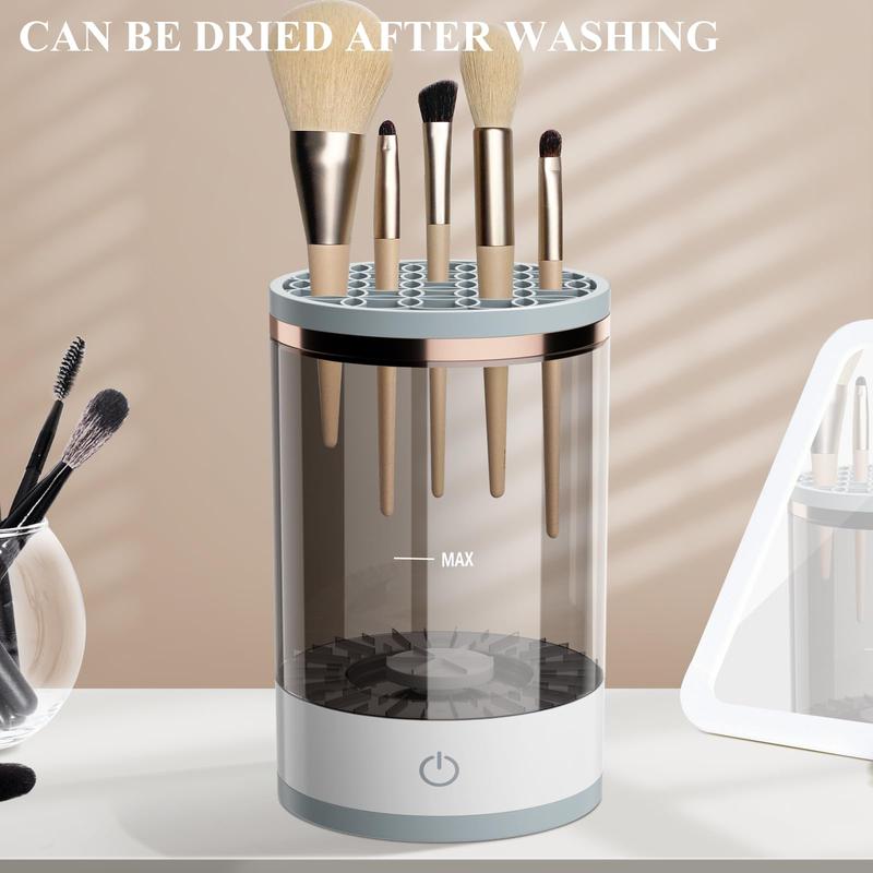 Electric Makeup Brush Cleaner, Automatic Brush Washer, Makeup Brush Cleaning Machine, Makeup Tool Cleaner for Daily Use, Christmas Gift Electric Makeup Brush Cleaner, Automatic Brush Washer, Makeup Brush Cleaning Machine, Makeup Tool Cleaner for Daily Use, Christmas Gift