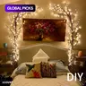 144 LED Branch Vine Light Decorative Flowers DIY Installation Decorative Atmosphere Lighting for Living Room Bedroom Outdoor Decoration, New Year Valentine's Day Easter Thanksgiving Party #GLOBAL PICKS