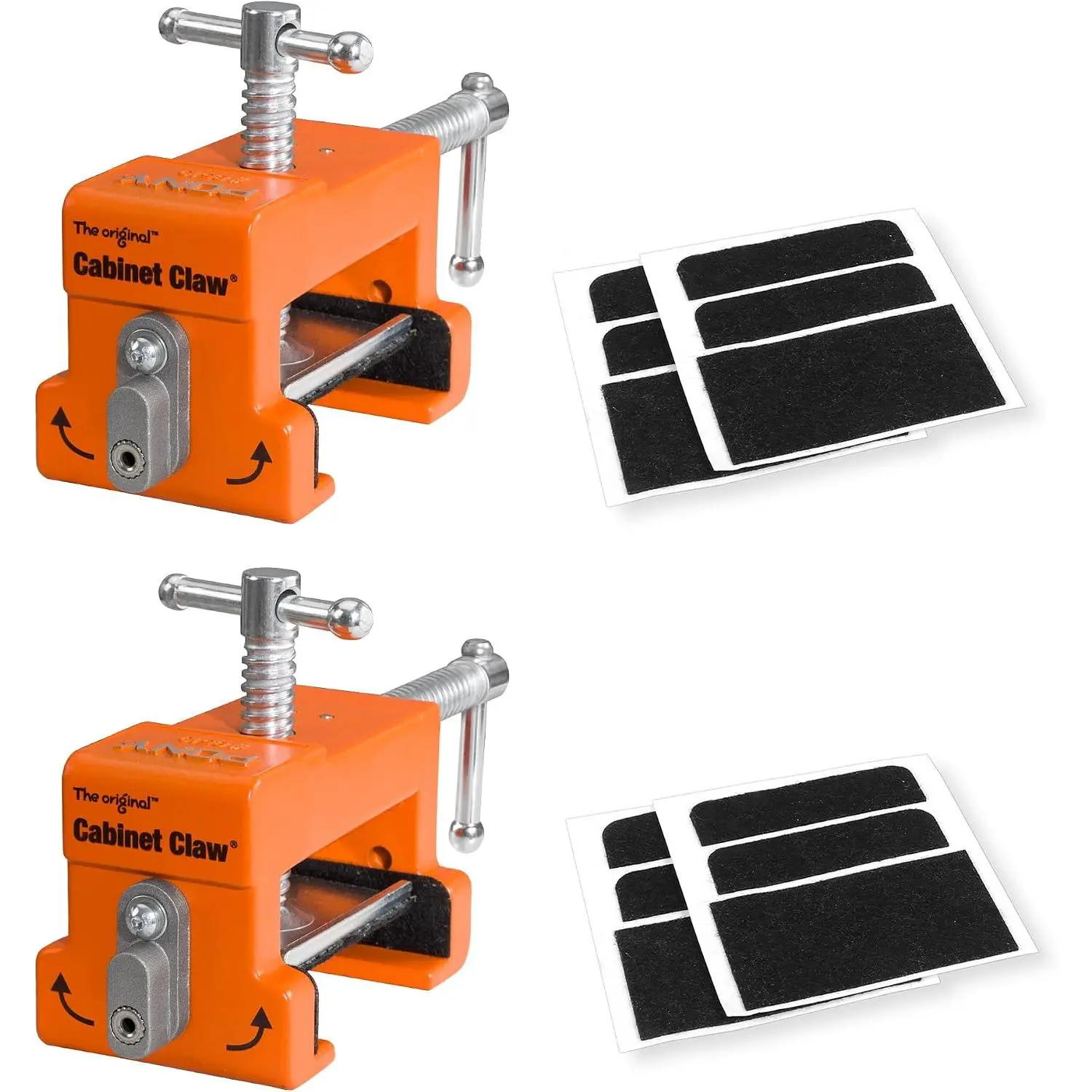 2-Pack  Cabinet Clamps, 8510 | 650 lbs Load Limit, Designed for  Frame Cabinet Installation, Ideal for Cabinet Installers, Carpenters & DIYers