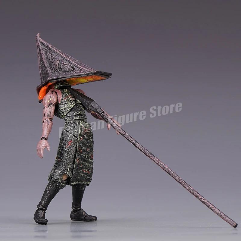 Figma Sp-055 Silent Hill Pyramid Head Action Figure 17cm Red Pyramid Thing Revelation 3D Figure PVC Bubble Head Nurse Model Toys