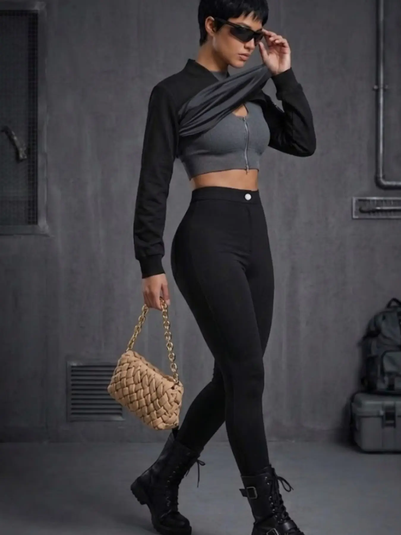 High Waist Tight-Fitting Long Pants, Stylish Women's Clothing, Comfortable & Trendy Design, Perfect for Casual Wear