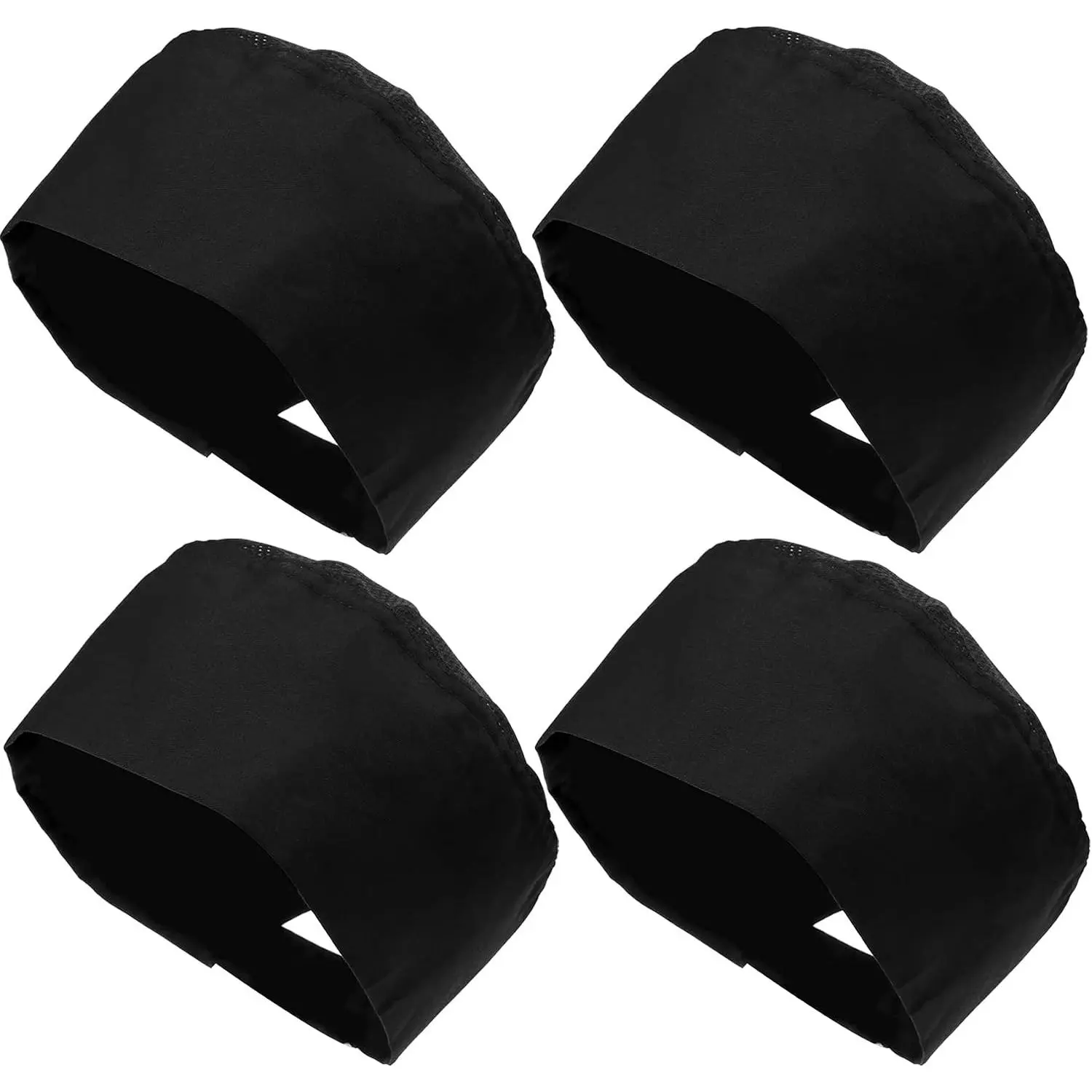 Unisex Chef Hats 4 Pcs Adjustable Kitchen Cooking Caps with Breathable Mesh Top