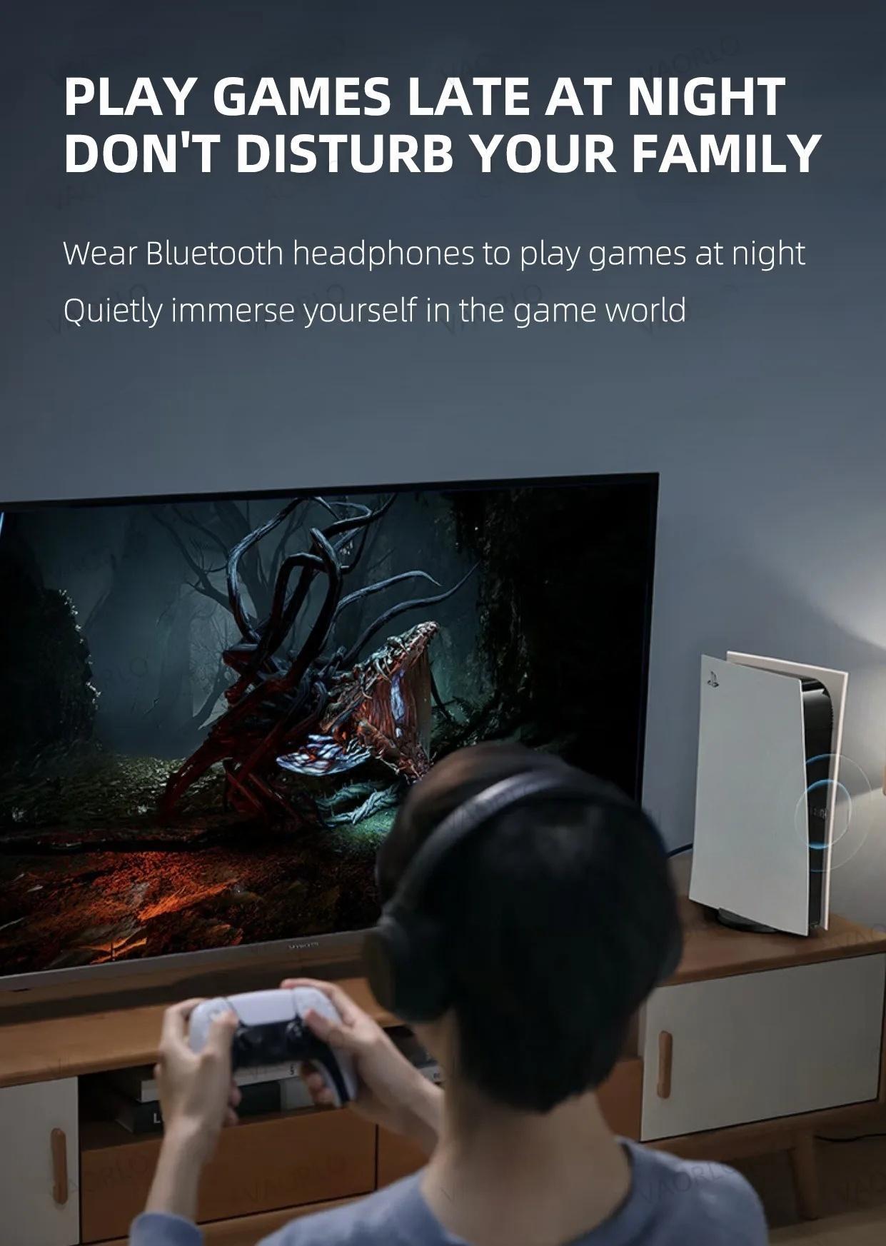 Bluetooth Wireless Audio Transmitter Bluetooth Headset Bluetooth Audio Adapter Driver-free/Plug and Play