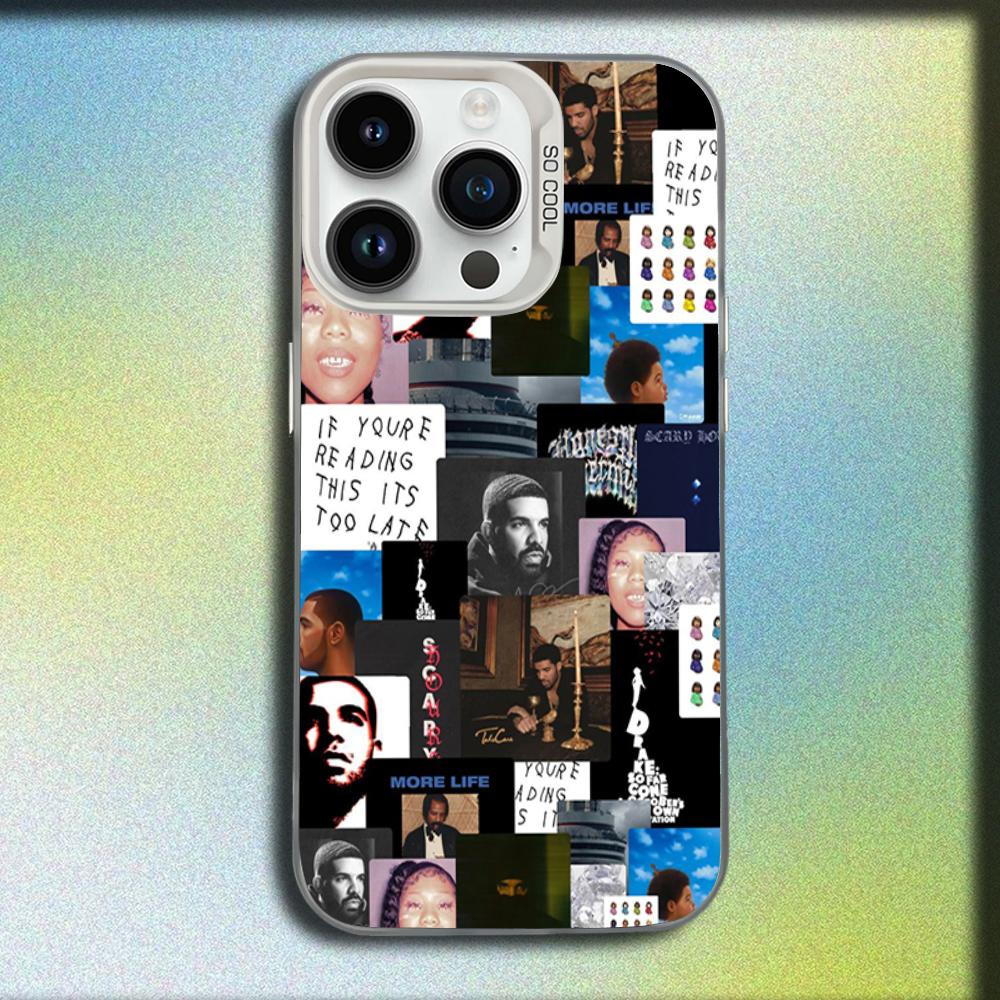 Funny Singer D-Drake Rapper Phone Case For iPhone17 16,15,14,13,12,11,Mini,Pro,SE,MAX White Matte Shockproof Cover