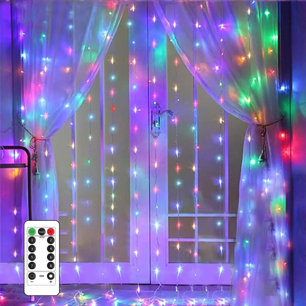 USB-Powered LED String Light, 1 Count RGB Color-Changing String Light with RGB Light Effect and 8 Lighting Modes, Decorative LED Lights for Bedroom, Garden, Party and Wedding, Ambient Lights, Led Strip Light, Led Lights Strips