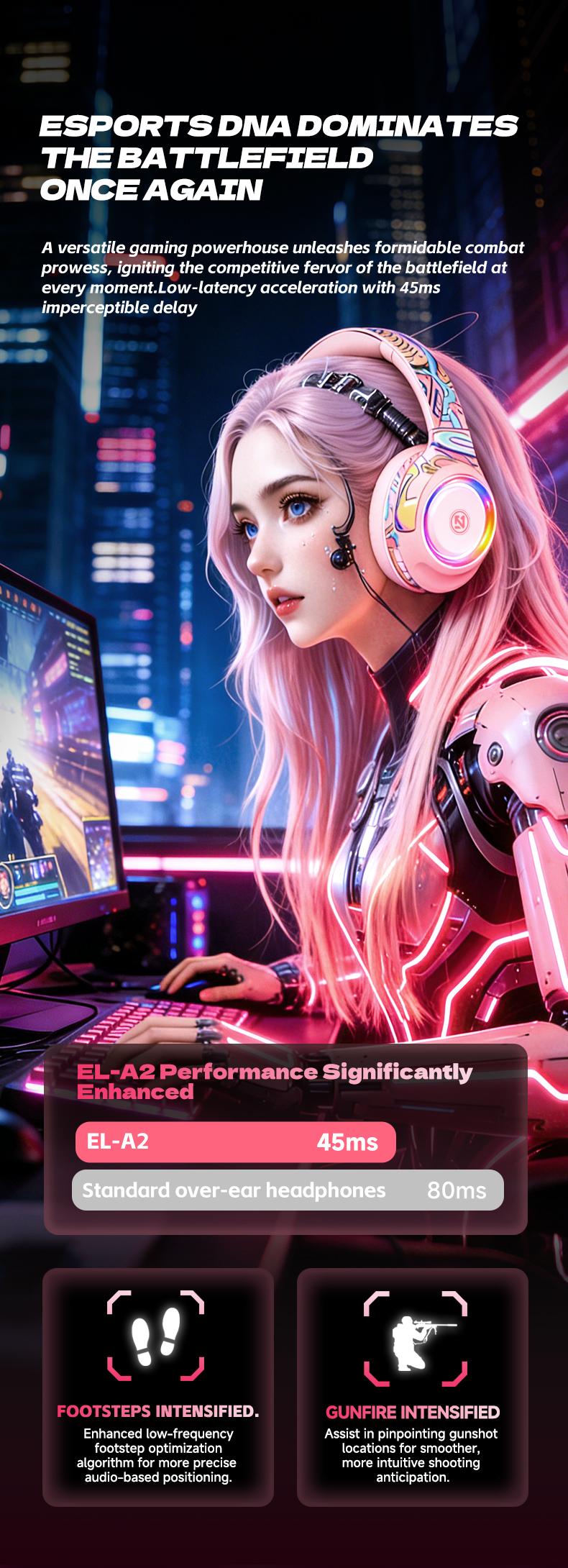 2026 New Wireless Bluetooth Gaming Headset with RGB Lights,40MM Driver,Noise Cancelling Mic,38H Playtime Headphones for PC/Mobile