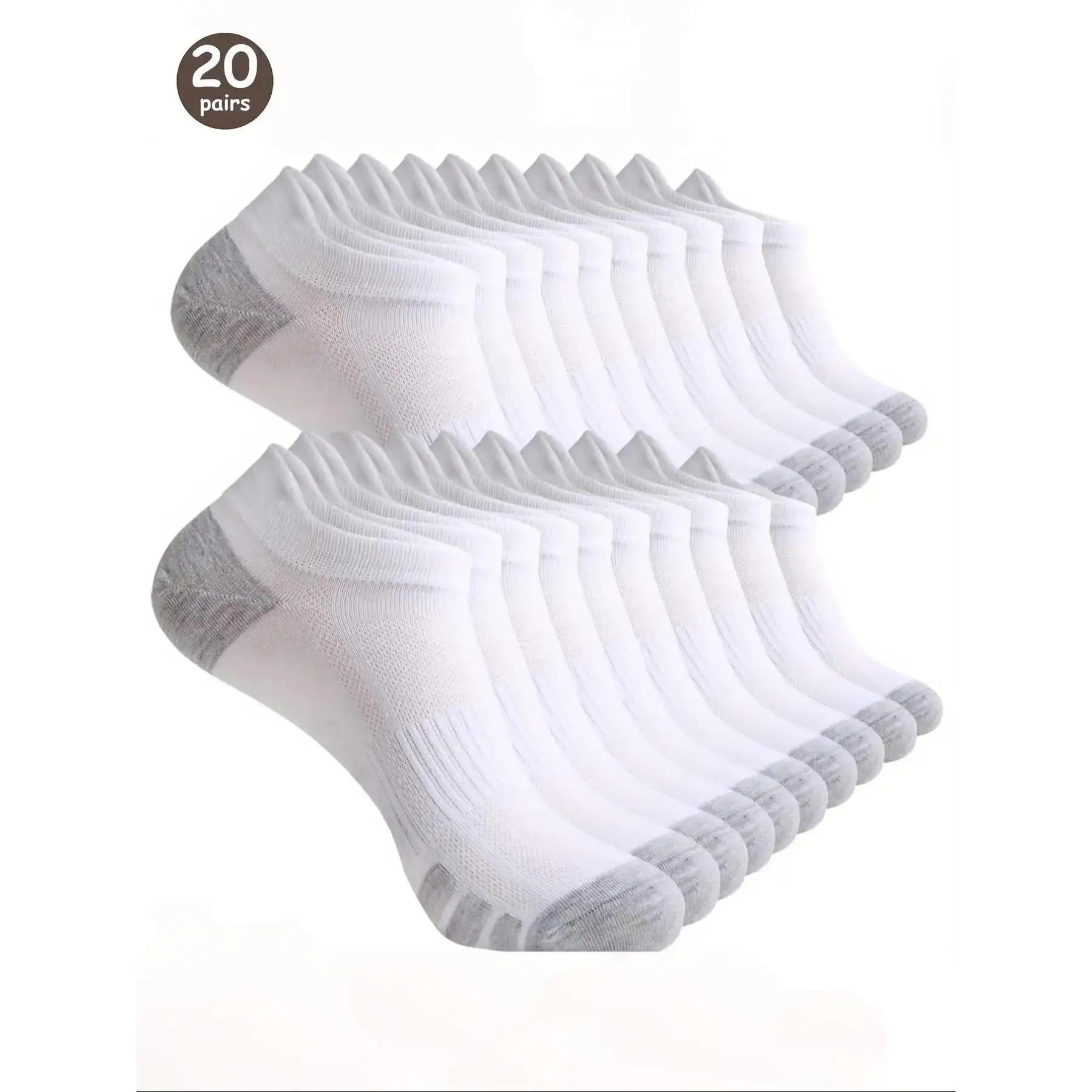 Men's Ankle Socks, Casual Moisture Wicking Low Cut Socks for Daily Wear, Soft Comfy Breathable Socks for All Seasons, Socks for Men, Men's Underwear, Socks Set, Casual Stylish Socks, Socks Pairs