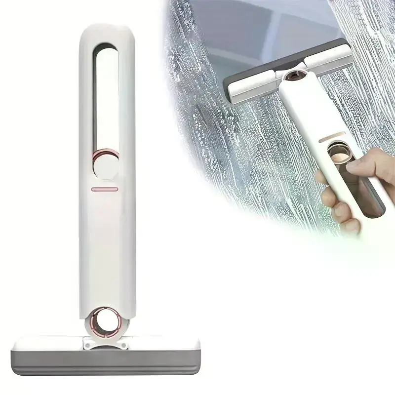 Portable Handheld Mop, 1 Count Multifunctional Desktop Cleaning Mop, Household Cleaning Tool for Bathroom, Kitchen, Living Room, Home Care Cleaner Supplies, Floor Cleaning Tool