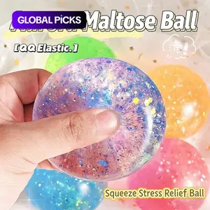 1-Piece Iridescent Soft Squishy Ball, Sleek Iridescent Style Durable TPR with Bouncy, Calming Squeeze for Stress Relief Fidget During Daily Breaks, Stress Relief Gadgets #GLOBAL PICKS