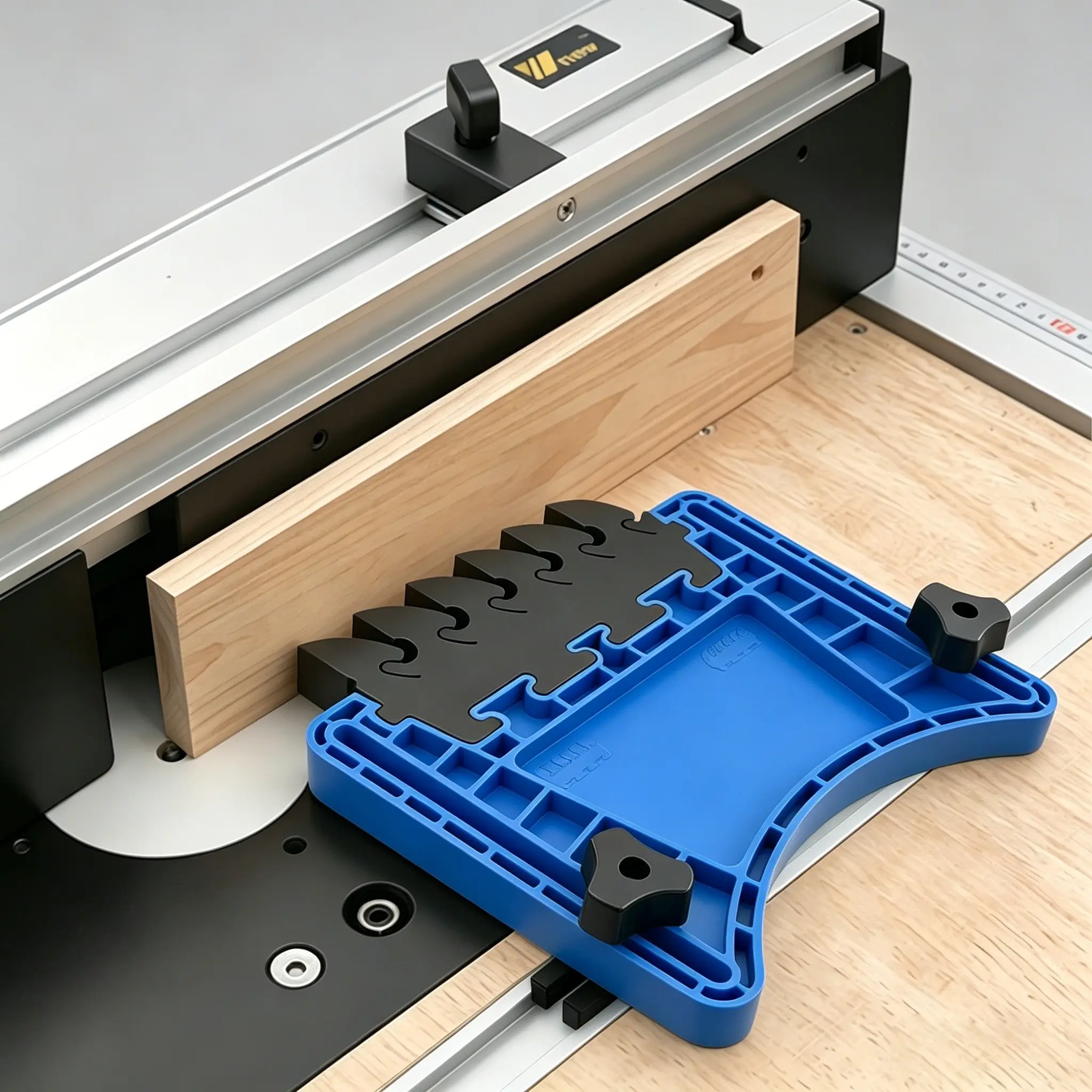 Table Saw Feather Board for 3/4 Inch and 3/8 Inch T-Slot, Table Saw Accessory, Woodworking Pressing Safety Tool, Essential Workshop Equipment