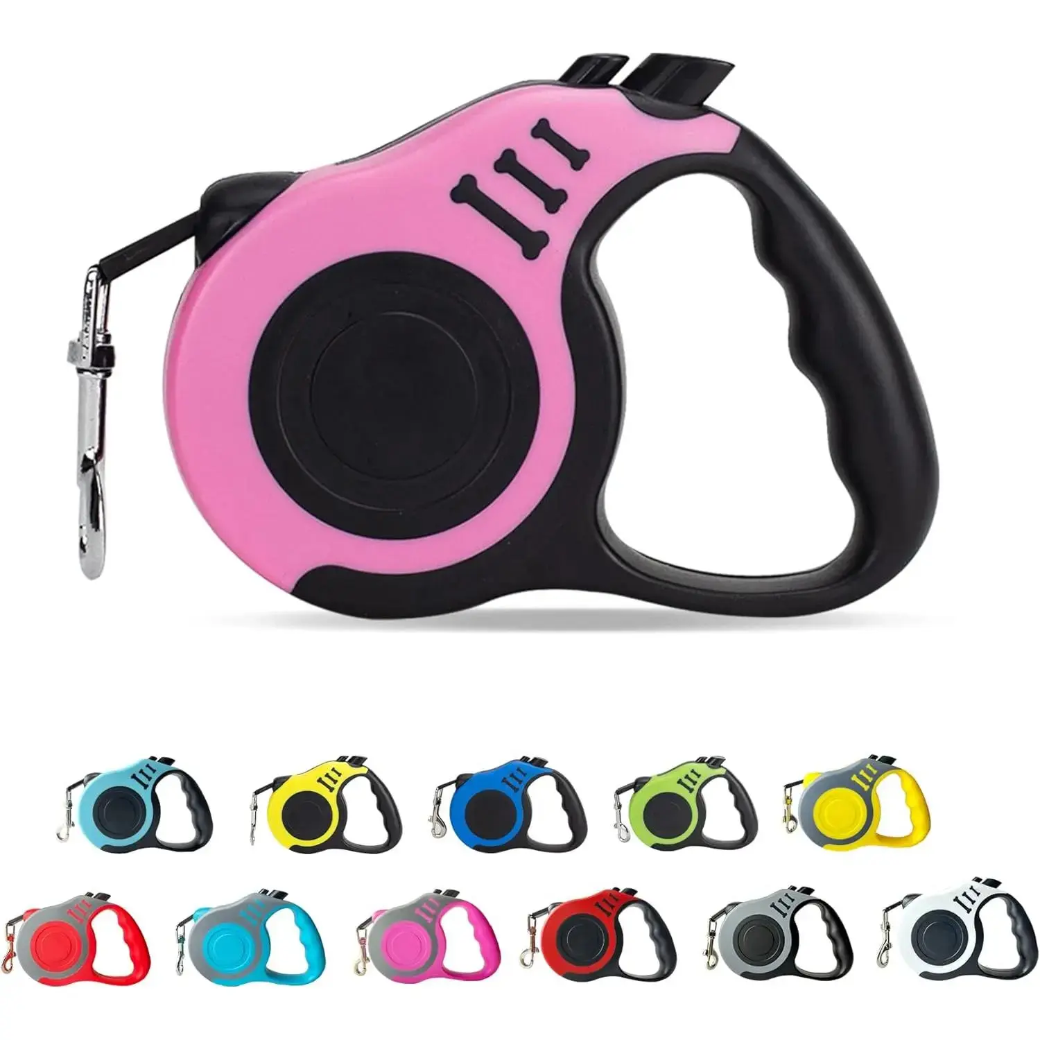 Automatic Retractable Dog Leash with Polyester Tape, 10FT Adjustable Length, Anti-Slipping Grip for Large & Medium Dogs (Home Supplies, Party Gifts)