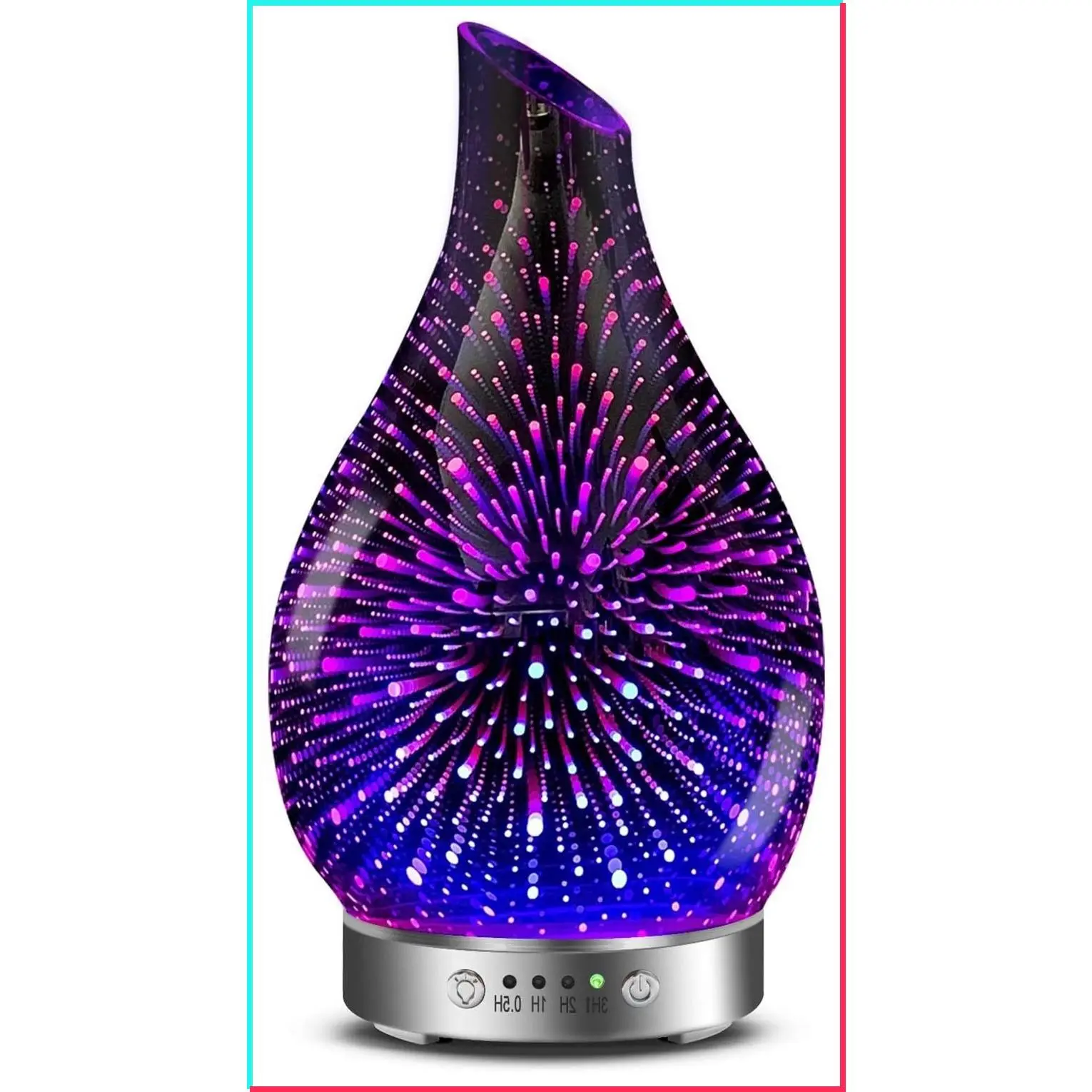 Essential Oil Diffuser Ultrasonic 3D Glass Aromatherapy Diffuser