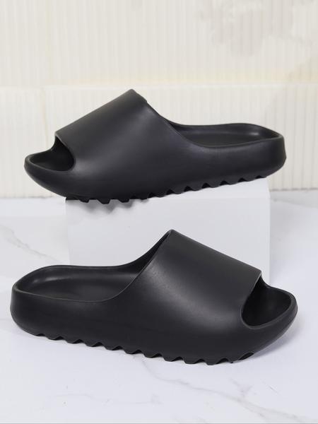 Unisex Non-Slip Bathroom Slippers, Casual Breathable Slides, Soft Cloud-Like Shoes for Men & Women, Comfortable Indoor Footwear for Home Use