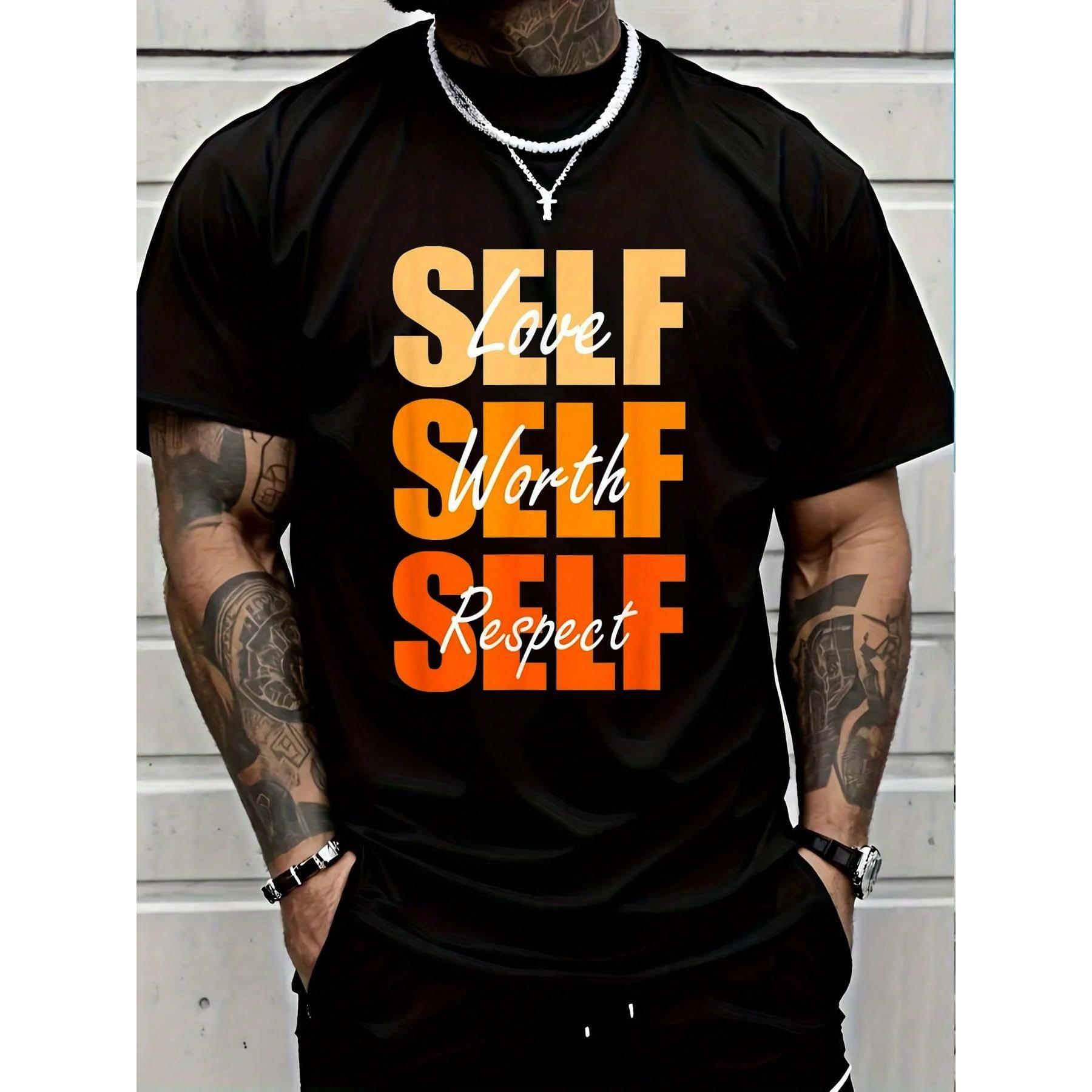 Orange Vibes Only Graphic Tee – Casual Top for Men and Women