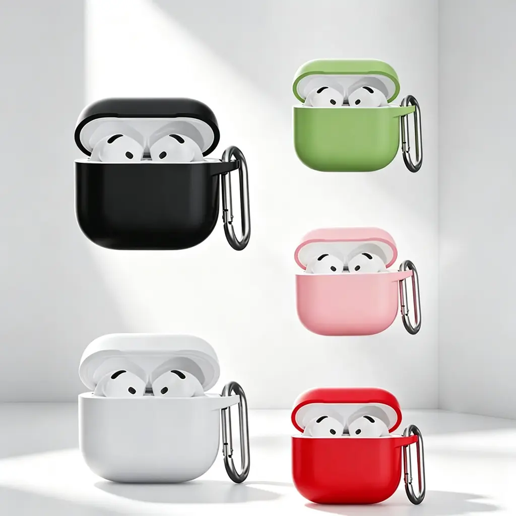 Solid Color Silicone Headset Case For Pro 2 Shockproof Scratch Resistant Cover