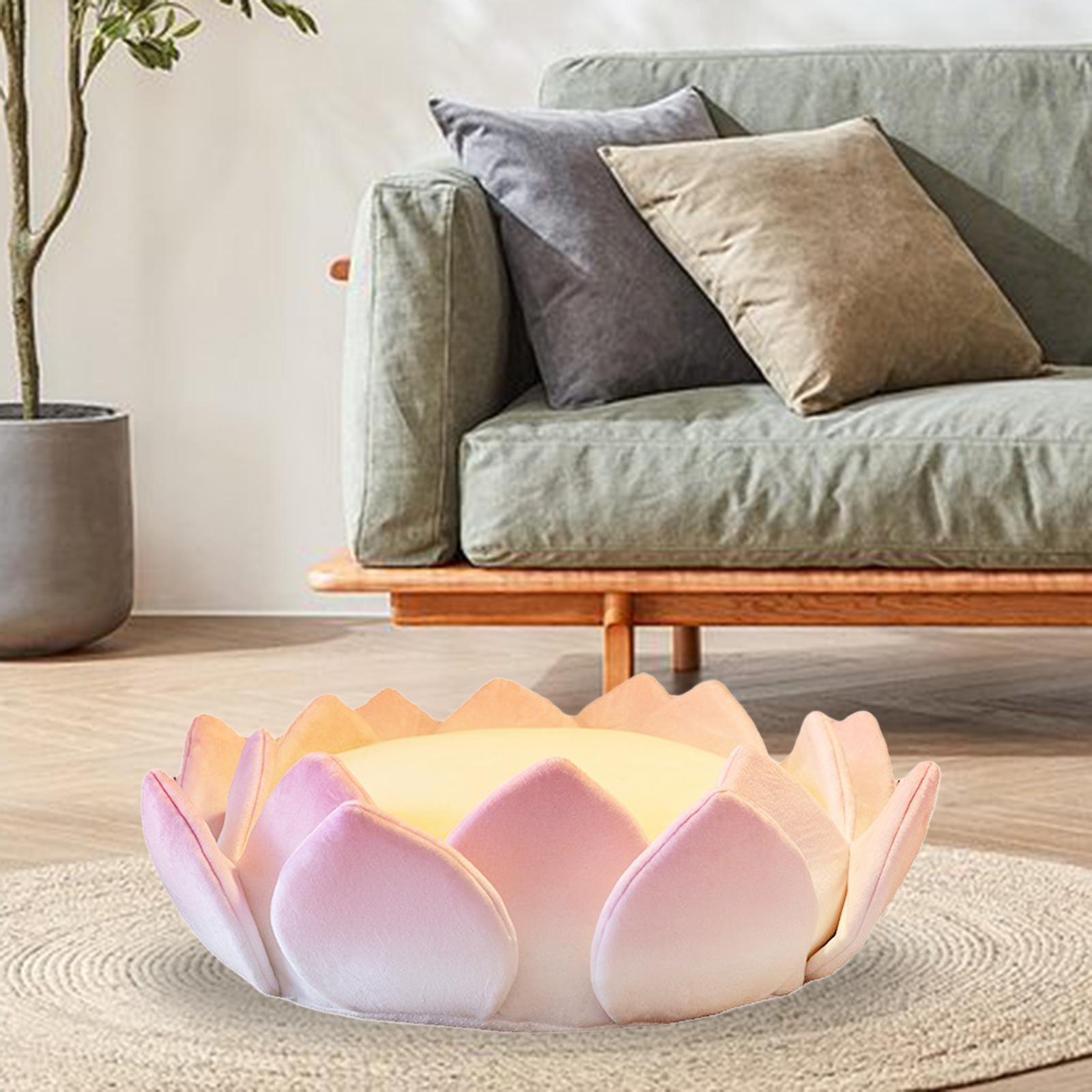 Lotus Flower Shaped Cushion Detachable Floor Pillow Floor Seating Cushion Meditation Cushion for Party Sofa Sitting Yoga Lotus Flower Shaped Cushion Detachable Floor Pillow Floor Seating Cushion Meditation Cushion for Party Sofa Sitting Yoga
