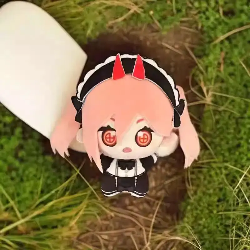 Chainsaw Man Power 10cm Q Version Maid Outfit Cotton Stuffed Plush Doll Anime Peripheral Collectible Toy