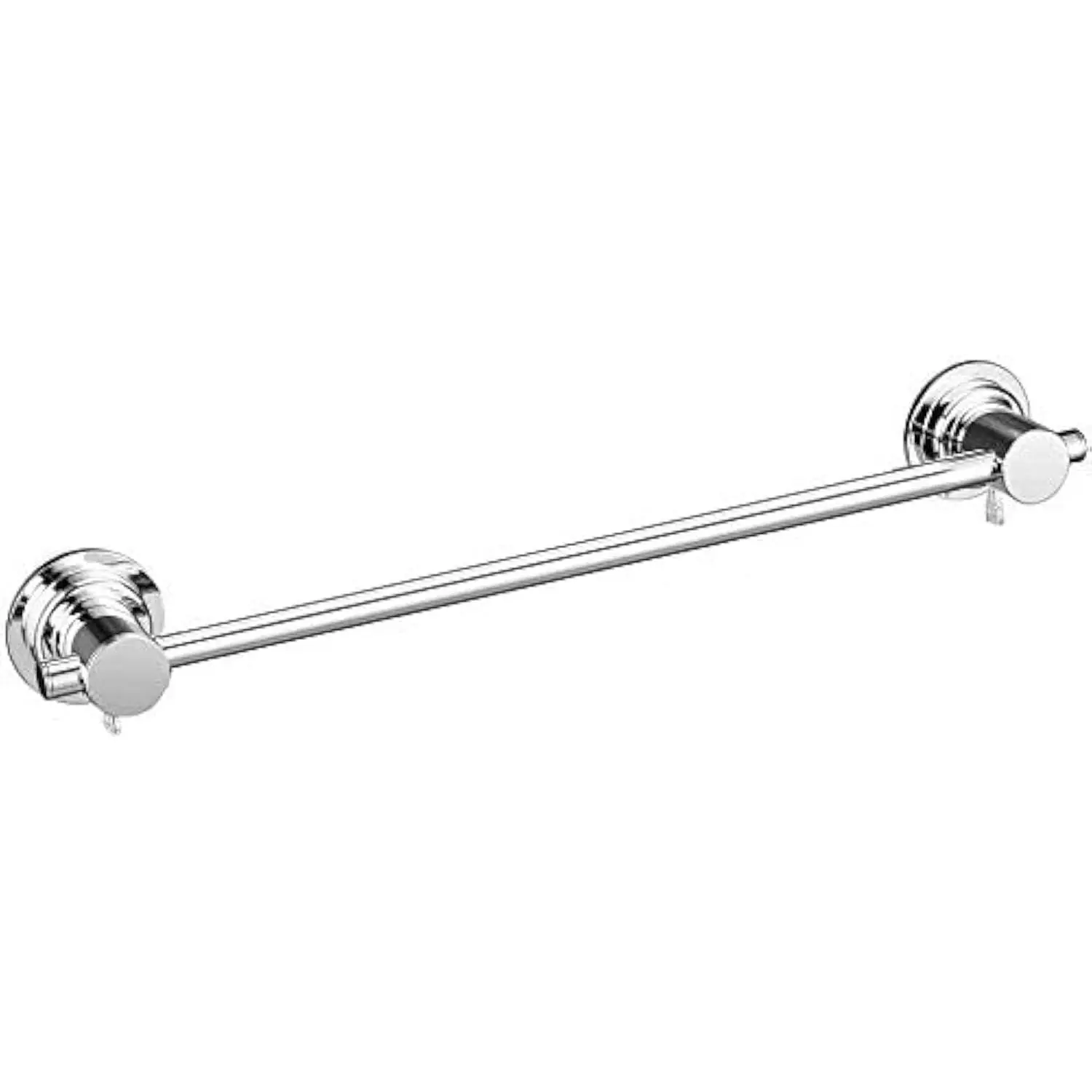 16 Inch Suction Cup Towel Bar,Towel Racks for Bathroom,Chrome | Vacuum Suction,No Drill,Removable,Heavy Duty Wall Mount ,For Smooth Surfaces,for Bathroom & Kitchen