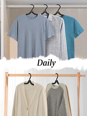 15 Pcs Travel Hangers Portable Foldable Travel Hanger Organizer, Plastic Cruise Ship Accessories Essentials Clothes Hanging Rack Folding Hangers for Traveling Camping Flying RV Europe Suitcase, Black