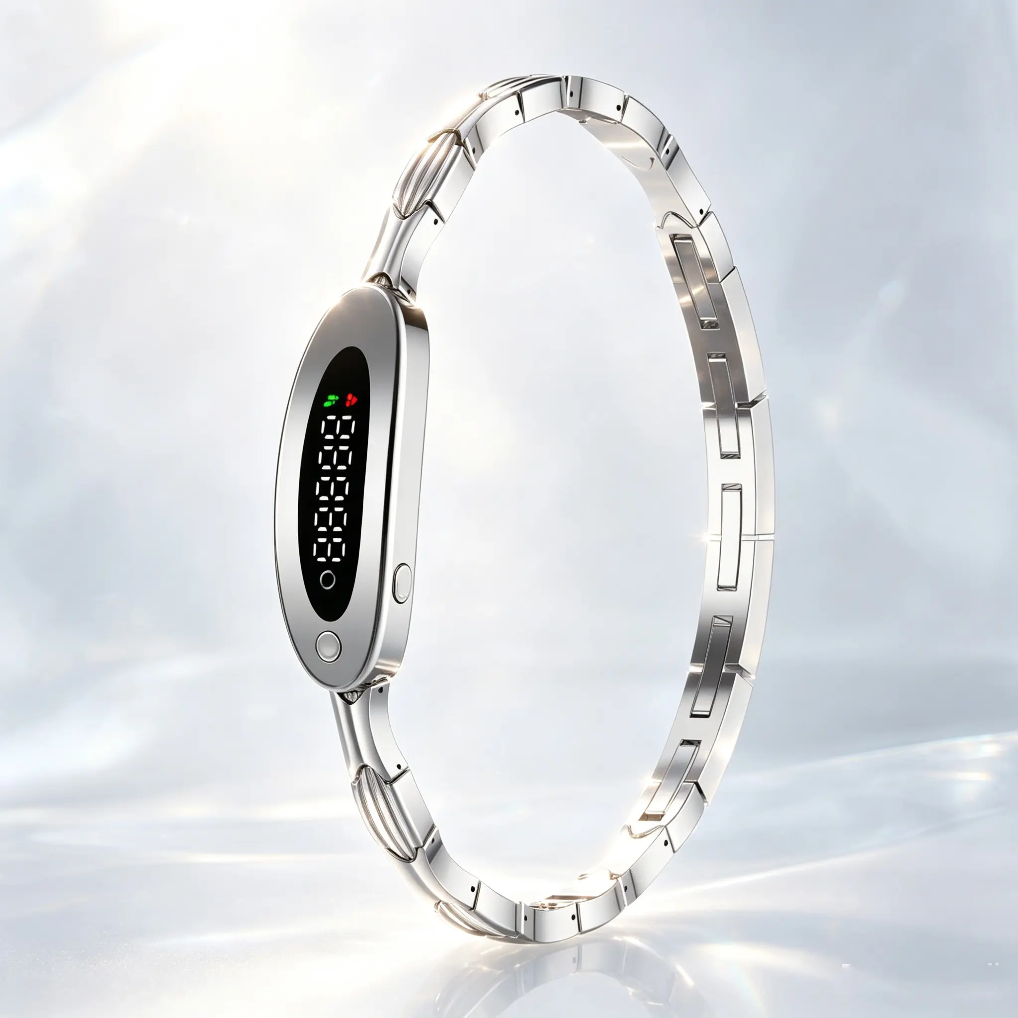 Commuting and fitness dual-use women's smart fitness tracker watch, accurately tracks heart rate and sleep quality, IP68 waterproof with multiple sports modes, wearable device compatible with Android and iOS phones.