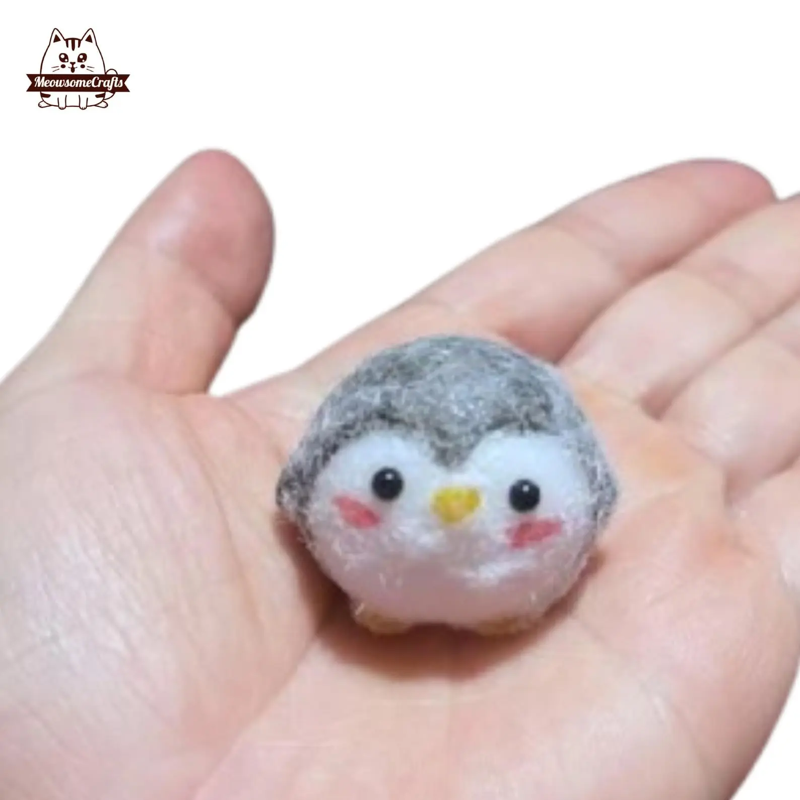Furry Soft Silicone Penguin Squishy Squeezable Stress Relief Sensory Fidget Toys Ship from U.S.