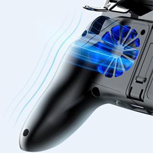 SUNDAY MIRTH GOITHCA Mobile Game Controller with 4000mAh Power Bank & Cooling Fan, L1R1 Triggers Joystick for PUBG/Call of Duty/Fortnite, Gaming Grip Gamepad for 4.7-7" Android iOS Phone